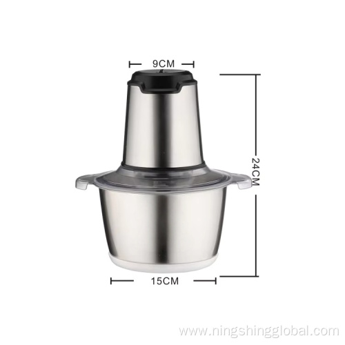 Mini Meat Grinder 2L 300W Electric Motor Hand Chopper Food Processor